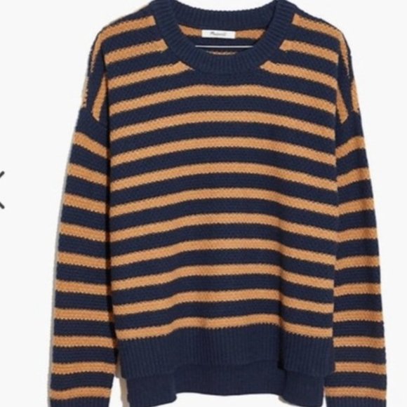 Madewell Striped Pickford Pullover Sweater - Picture 3 of 5